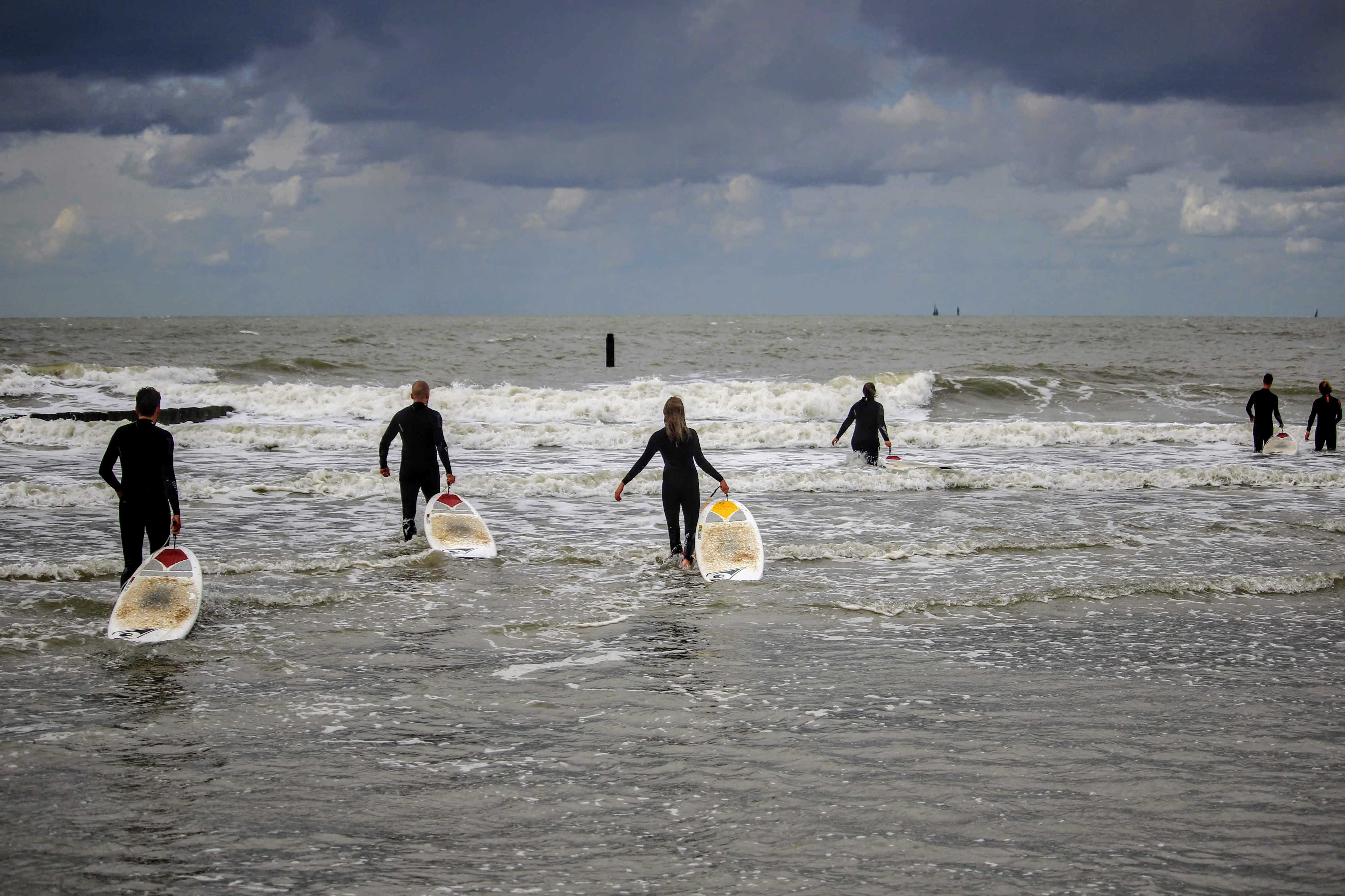 leren surfen zeelnad